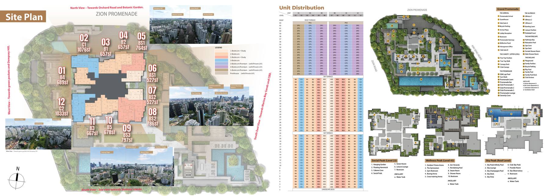 Promenade Peak Site Plan 1