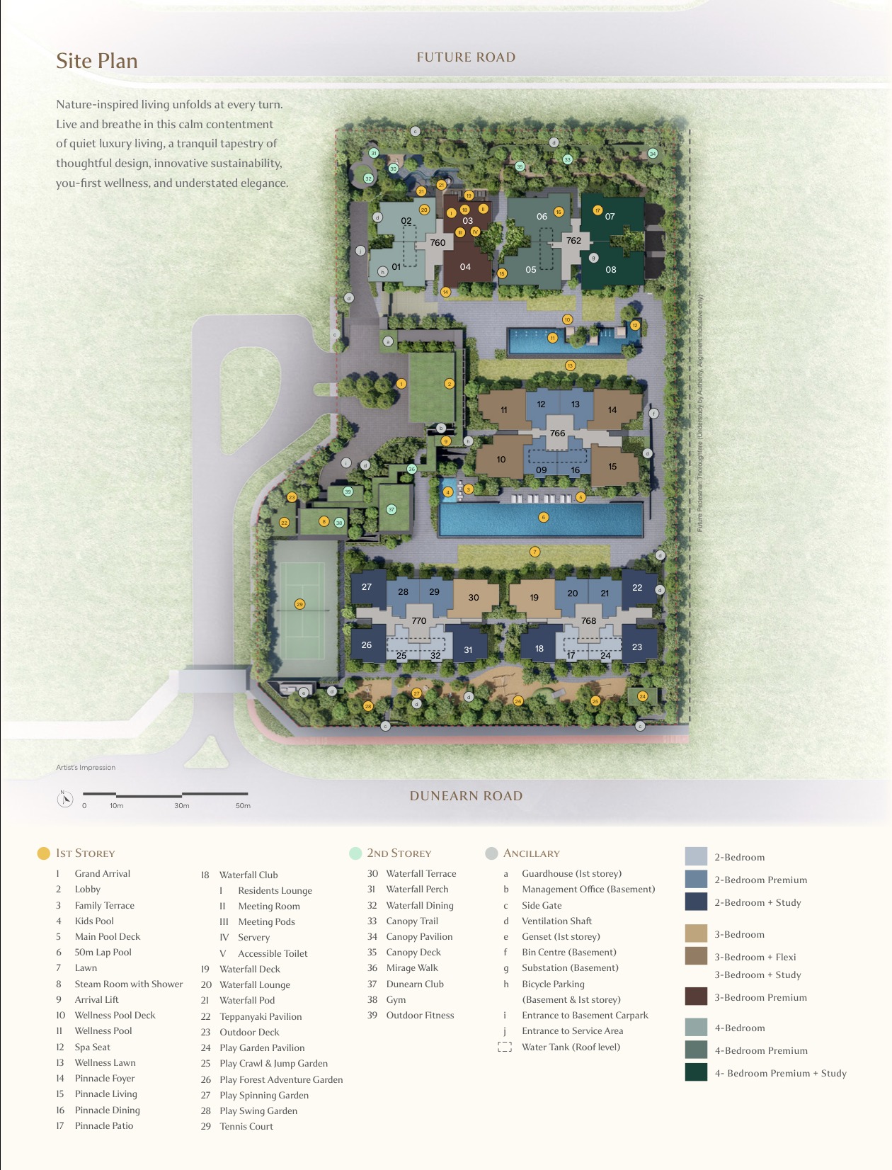 Dunearn House site plan